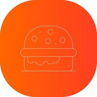 hamburgare kreativ ikon design vektor