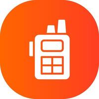 Walkie-Talkie kreatives Icon-Design vektor