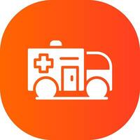 Krankenwagen kreatives Icon-Design vektor