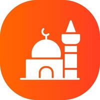 Moschee kreatives Icon-Design vektor