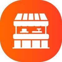 Street Shop kreatives Icon-Design vektor