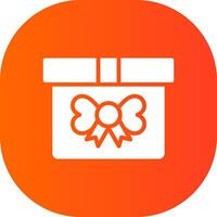 Geschenkbox kreatives Icon-Design vektor