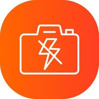 kein kreatives Flash-Icon-Design vektor