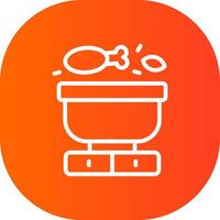 Kochen kreatives Icon-Design vektor