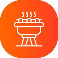 Grill kreatives Icon-Design vektor