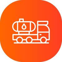 Tankwagen kreatives Icon-Design vektor