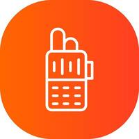 Walkie-Talkie kreatives Icon-Design vektor