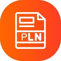 pln kreativ Symbol Design vektor