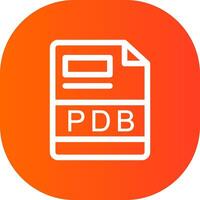pdb kreativ Symbol Design vektor