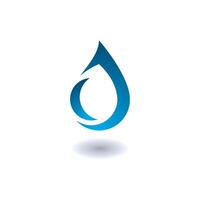 Wassertropfen-Logo-Design vektor