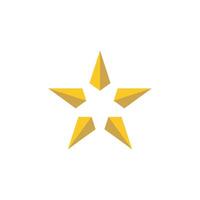 stjärna logotyp ikon vektor