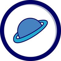 Planet-Vektor-Symbol vektor