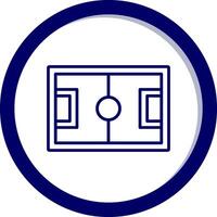 Fußball Boden Vektor Symbol