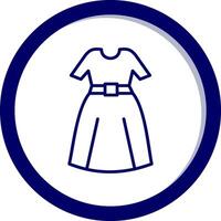 Kleid-Vektor-Symbol vektor