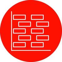 gantt Diagramm Linie Kreis Farbe Symbol vektor