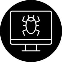 dator virus vektor ikon