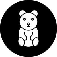 Teddybär-Vektor-Symbol vektor