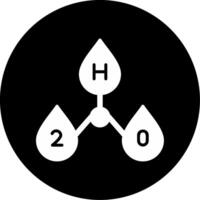 h2o-Vektorsymbol vektor