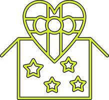 Herz Box Vektor Symbol