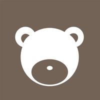 Teddy Bear Kid&#39;s Toy Icon Illustration vektor