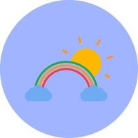 Regenbogen-Vektor-Symbol vektor