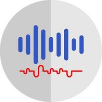 Audio- eben Rahmen Symbol vektor