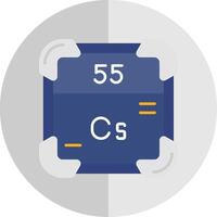 cesium platt skala ikon vektor