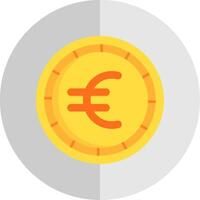 Euro eben Rahmen Symbol vektor