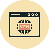 VPN-Vektorsymbol vektor