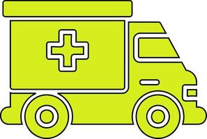 Krankenwagen-Vektor-Symbol vektor