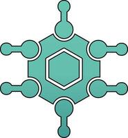 Nanotechnologie Vektor Symbol