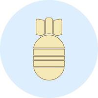 Luft Bombe Vektor Symbol