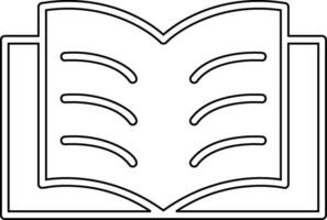 Buch Seiten Vektor Symbol