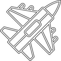 Jet Kämpfer Vektor Symbol