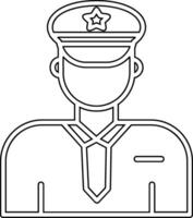 Vektor-Symbol für Polizisten vektor