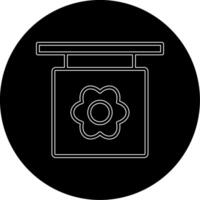 blomsterhandlare vektor ikon