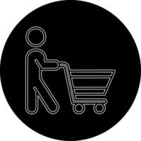 Shopping-Vektor-Symbol vektor