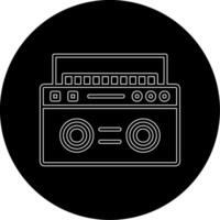 Symbol für Boombox-Vektor vektor