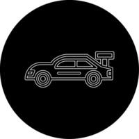 Rennen Auto Vektor Symbol