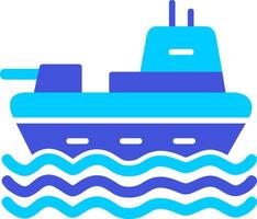 militär fartyg vektor ikon