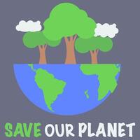 ekologi och hållbarhet vektor ikon för bättre miljö- jord