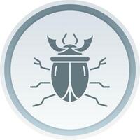 Käfer solide Taste Symbol vektor