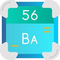 Barium eben Gradient Symbol vektor