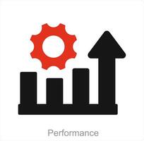 Performance und Entwicklung Symbol Konzept vektor