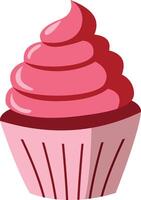 Tasse Kuchen Valentinsgrüße Tag Vektor Symbol