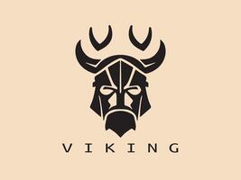 Wikinger Logo Design Symbol Symbol Vektor Illustration