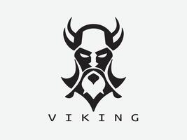 viking logotyp design ikon symbol vektor illustration