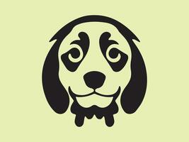 hund logotyp design ikon symbol vektor illustration