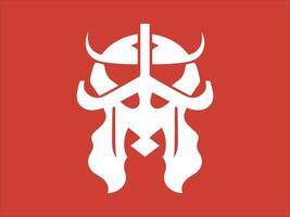 viking logotyp design ikon symbol vektor illustration