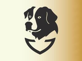 Hund Logo Design Symbol Symbol Vektor Illustration